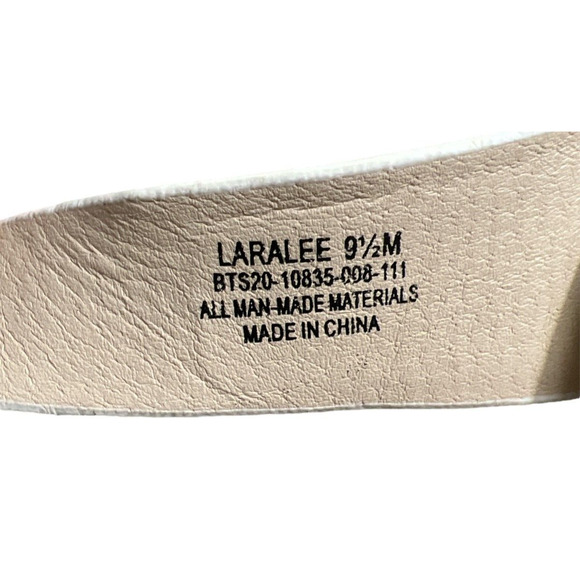 NWT Baretraps Womens Laralee Wedge Sandal Slides White Size‎ 9.5 - Picture 2 of 7